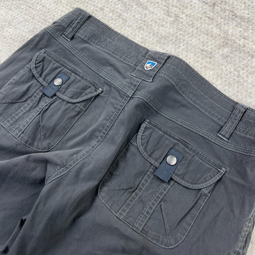Kuhl Shorts Women Size 8 Gray Cargo Renegade Hiking Camping Outdoor Ladies‎ - Picture 13 of 16